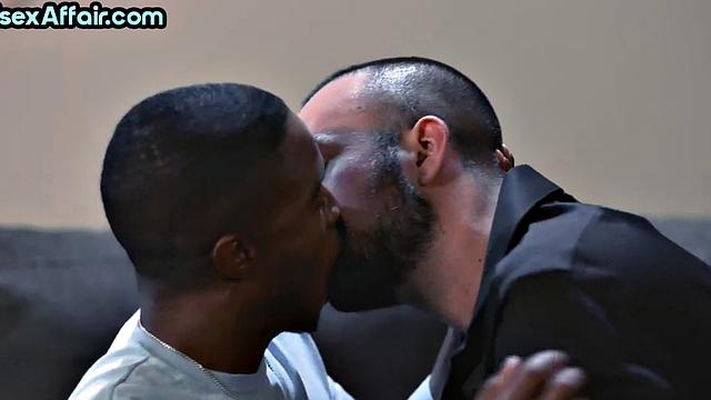 BBC loving bisex babe covered in cum in 3some after sex