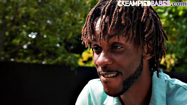 Busty blonde bae bouncing on BBC