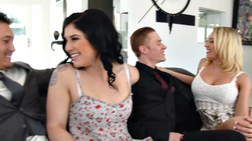 Swinger Wife Kagney Linn Karter BangsAnother Guy in Front of Husband