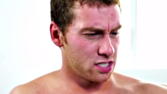 Bisexual BF fucks GF before his lovers ass in bedroom