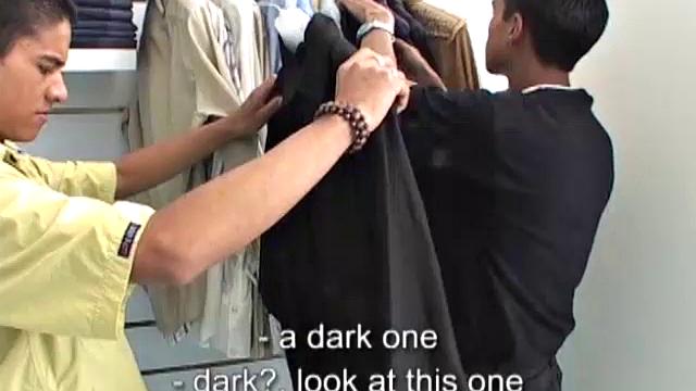 A chance meeting at a clothing store brings these two Latin twinks  together for an afternoon romp in the office.  Xavier and Santiago can't wait to get into each other's pants and soon find themselves naked on the floor sucking big uncut dick.