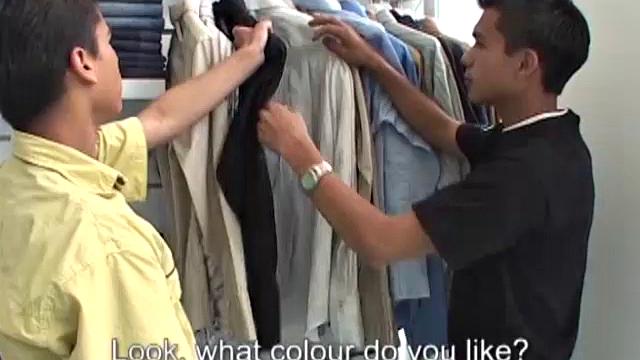 A chance meeting at a clothing store brings these two Latin twinks  together for an afternoon romp in the office.  Xavier and Santiago can't wait to get into each other's pants and soon find themselves naked on the floor sucking big uncut dick.