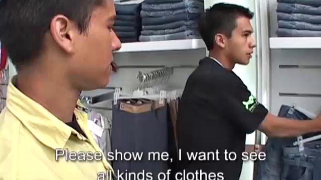 A chance meeting at a clothing store brings these two Latin twinks  together for an afternoon romp in the office.  Xavier and Santiago can't wait to get into each other's pants and soon find themselves naked on the floor sucking big uncut dick.