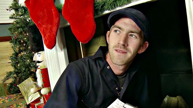 Squirting Over Santa