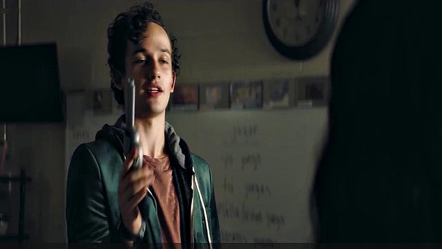 Isabel May showing her tits