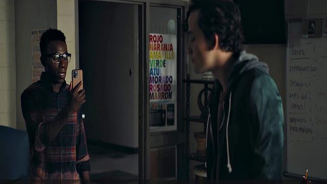 Isabel May showing her tits