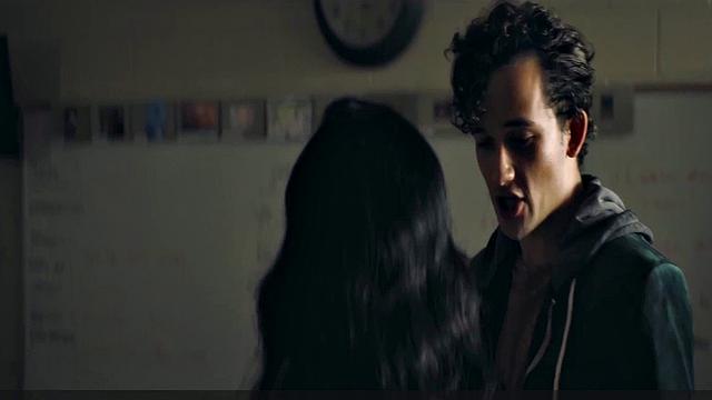 Isabel May showing her tits