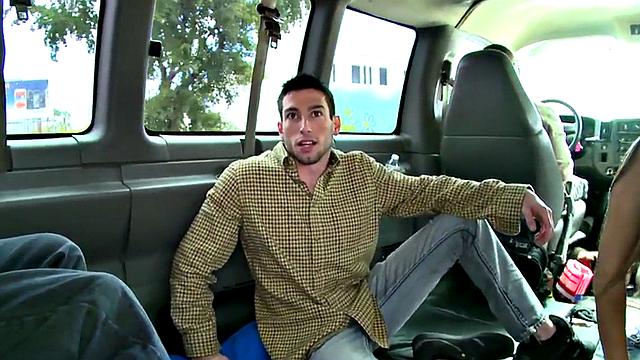 Fooled guy lets him touch cock