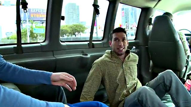 Fooled guy lets him touch cock