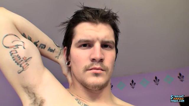 Lex Lane Jerks Out His Jock Juice