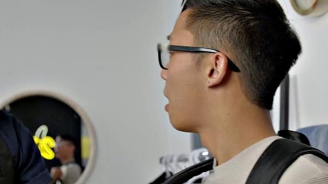 Stud police officer barebacks Asian twink anally