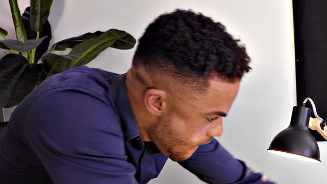 Office stud gets ass licked and barebacked by partner