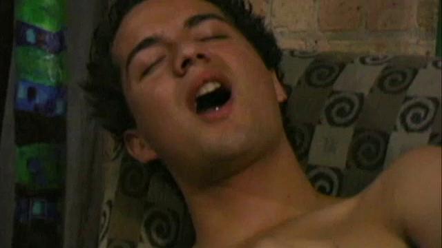 This guy oozes sex, and that's with his clothes on!  We get to watch 18 year old Skyler Vendetti strip naked amd play with himself, and boy does he get into it.