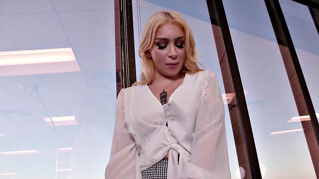 My IR TS secretary takes black cock in ass during work