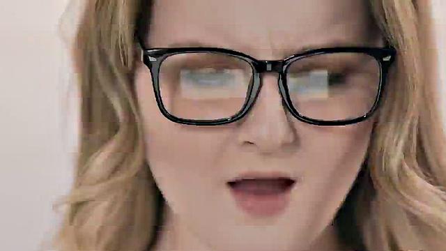 Busty babe deepthroats during doggystyle and cowgirl