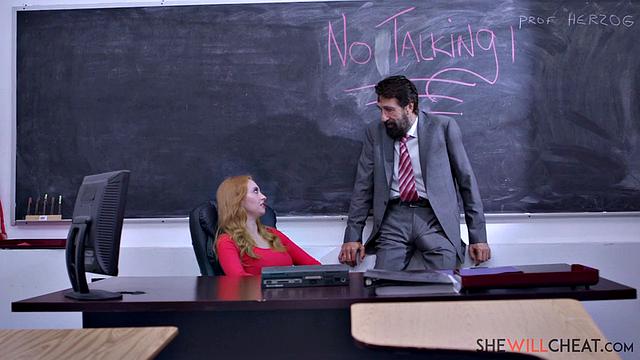 Quinn Wilde gets well-deserved stress relief at school of all places