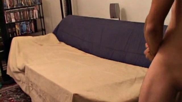 Tattooed Jesse is happy to jack off wherever and whenever he pleases. Lucky for us, we're there for the show. He tugs at his hardening cock, while sitting in a chair, before he stands up and defies gravity for a while.