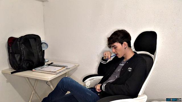 Taking A Break From His Studying - Henry Evans