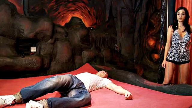 21yo doms give pegging in CFNM 3some action to sissy