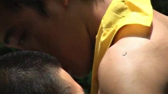 Asian scout rimmed and sucked off by before anal