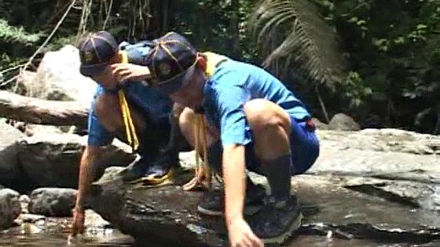 Asian scout rimmed and sucked off by before anal