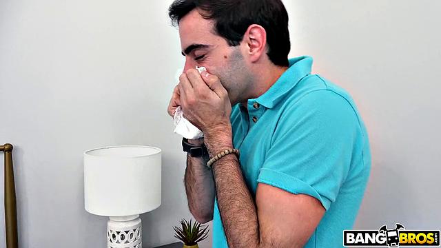 Rachel Catches The Panty Sniffer