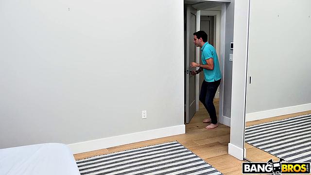 Rachel Catches The Panty Sniffer