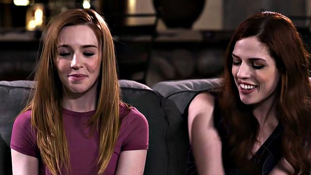 GIRLSWAY - Horny Stepsisters Have Threesome With Stacked Stepmom Lauren Phillips