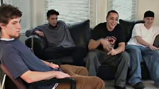 5 Boys Jack Off and Suck