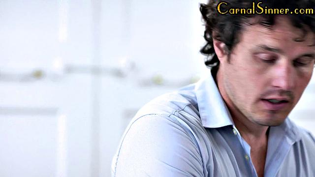 Petite 21yo ginger mouthfucked by boyfriend