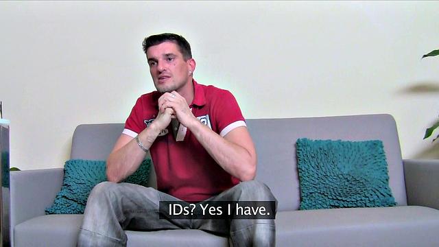 Agent guides this guy's dick deep into her wet pussy & gives her a hot creampie