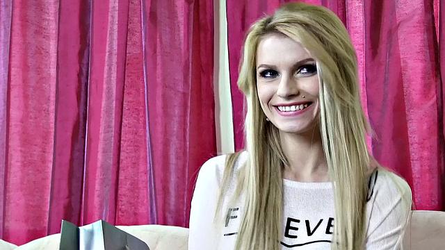 Sexy Blonde's First Anal Encounter