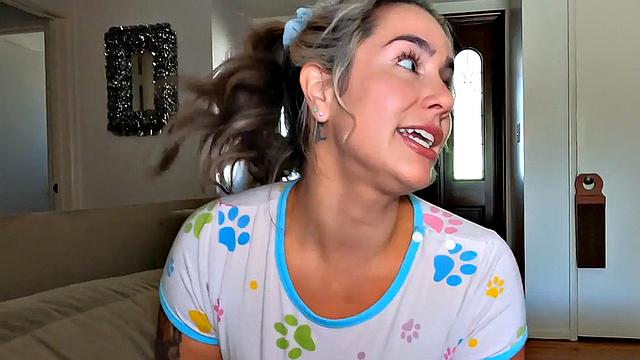 POV stepdaughter gets banged in wet twat by stepdad