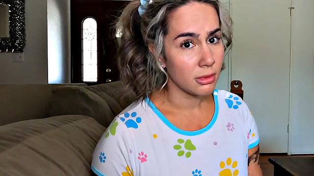 POV stepdaughter gets banged in wet twat by stepdad