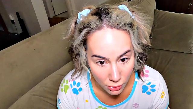 POV stepdaughter gets banged in wet twat by stepdad