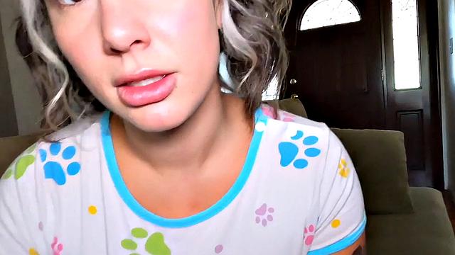 POV stepdaughter gets banged in wet twat by stepdad