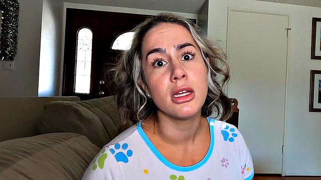 POV stepdaughter gets banged in wet twat by stepdad