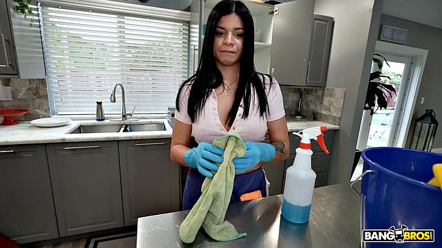 Maid Gets Paid To Show Her ASSets