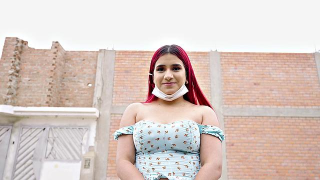 Rosario's lactating boobs get caught as she gets drilled in denim jeans and high heels