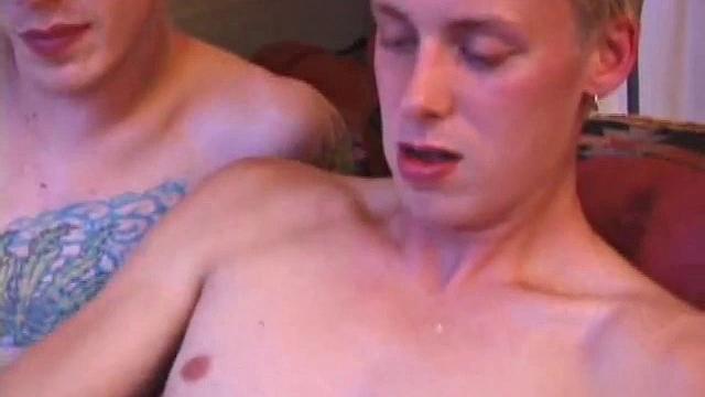 Shane makes a move on Roar, sucking and going deep on him. After 69 action, Shane pushes into Roar's ass who tops him.