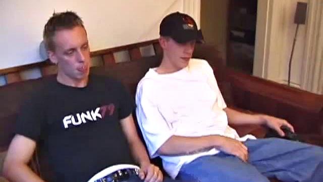 Shane makes a move on Roar, sucking and going deep on him. After 69 action, Shane pushes into Roar's ass who tops him.