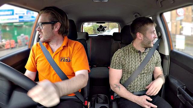 British babe Barbie can't resist a tattooed stud's charm and rides him like a pro