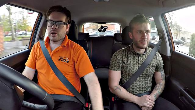 British babe Barbie can't resist a tattooed stud's charm and rides him like a pro