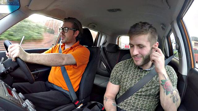 British babe Barbie can't resist a tattooed stud's charm and rides him like a pro