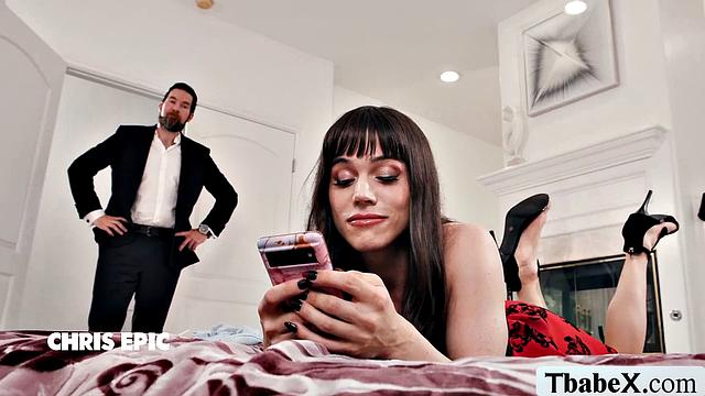 Spoiling my TS dugarbaby and then fucking her wet ass