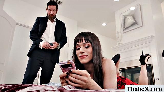 Spoiling my TS dugarbaby and then fucking her wet ass