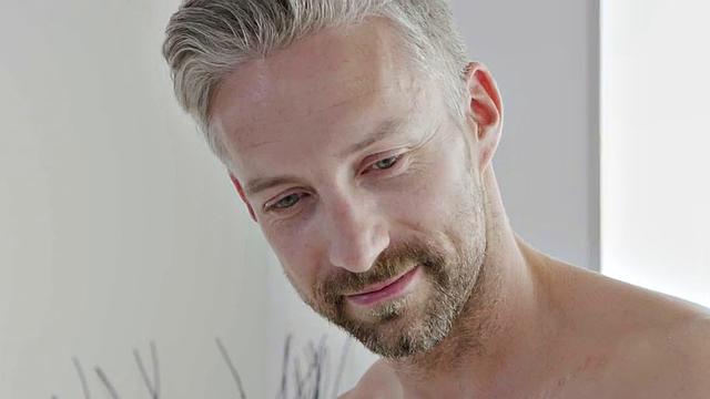 Busty babe with big tits pounded at massage table