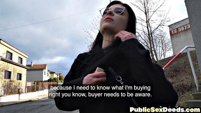 Nerdy PAWG picked up and rides cock