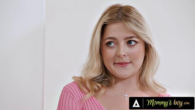 MOMMY'S BOY - Cuckold Babe Watches Stepmom Mellanie Monroe Getting Fucked By Her BF