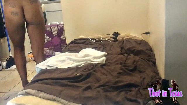 Watch this Texas Cuckold MILF tag team two cumshots on her ass in this hot homemade video